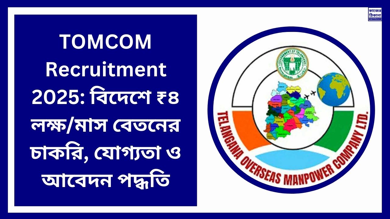TOMCOM Recruitment 2025